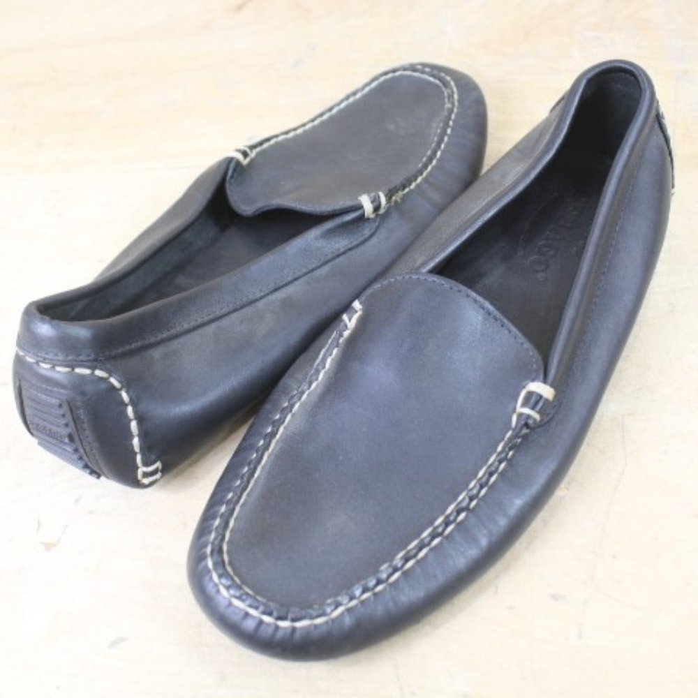 Sebago Black Leather Moccasin Men's sz11